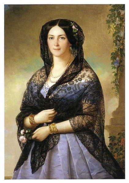 008_худ. Алексис-Жозеф Периньон. Аврора Карамзина. 1853