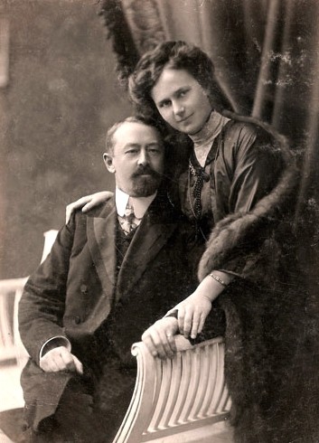 Николай Федорович Злоказов с женой Ольгой Павловной (фото нач. XX в.)