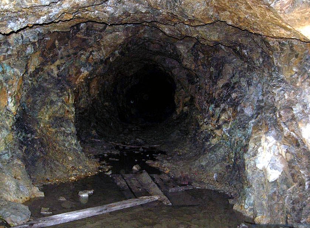 Вход в старую шахту. Змеиногорский рудник (фото 2007 г.)