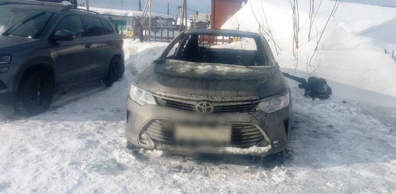 В Нижнем Тагиле сгорела машина