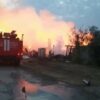 Ночной пожар уничтожил четыре дома под Нижним Тагилом