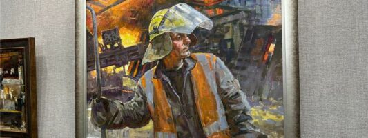 Горячее искусство: художники изобразили цеха металлургического гиганта Нижнего Тагила