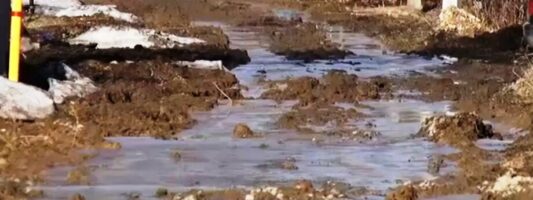 В Нижнем Тагиле после газификации дороги превратились в грязь