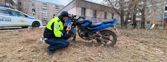 В Нижнем Тагиле подросток на байке перевернулся, удирая от ГАИ