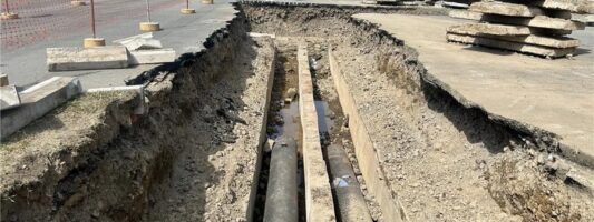 В Нижнем Тагиле раскопали проспект на Вагонке: меняют проблемную теплотрассу