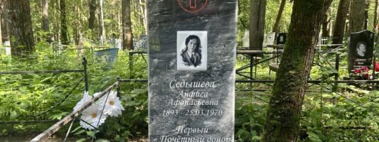 В Нижнем Тагиле установили памятник на могиле первого почетного донора города