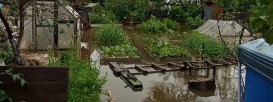 Сады в Нижнем Тагиле смыло после дорожных работ