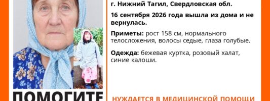 Вышла из сада и исчезла: в Нижнем Тагиле ищут 78-летнюю бабушку