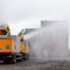В Нижнем Тагиле с пылью на заводе борются водяные пушки