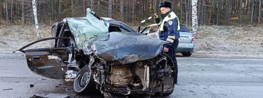 На трассе под Нижним Тагилом женщина погибла в лобовом ДТП